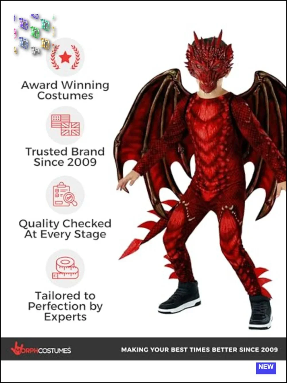 Kids Dragon Costume Boys with Wings Halloween Cosplay